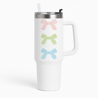 Gingham Ties Tier Tumbler
