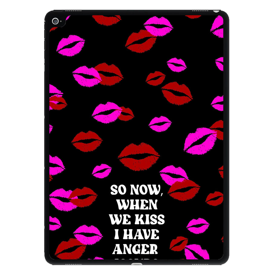 So Now When We Kiss I have Anger Issues - Chappell Roan iPad Case