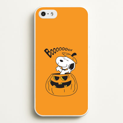 Cartoon Beagle Pumpkin iPhone 5 / 5s / SE 2016 Case