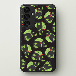 Vampire Frog Pattern  - Halloween Galaxy A35 Case