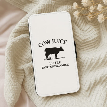 Cow Juice Leather Phone Case