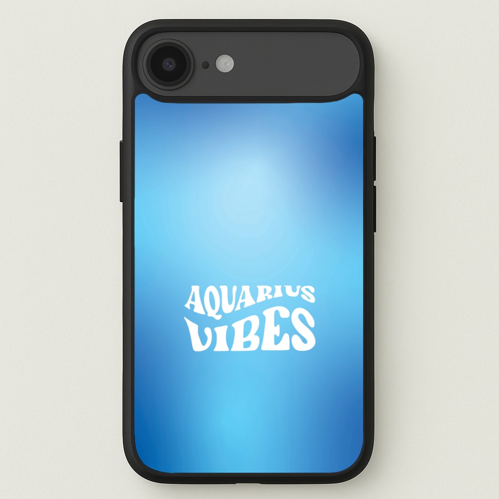 Aquarius Vibes Gradient Zodiac iPhone 17 Air Case