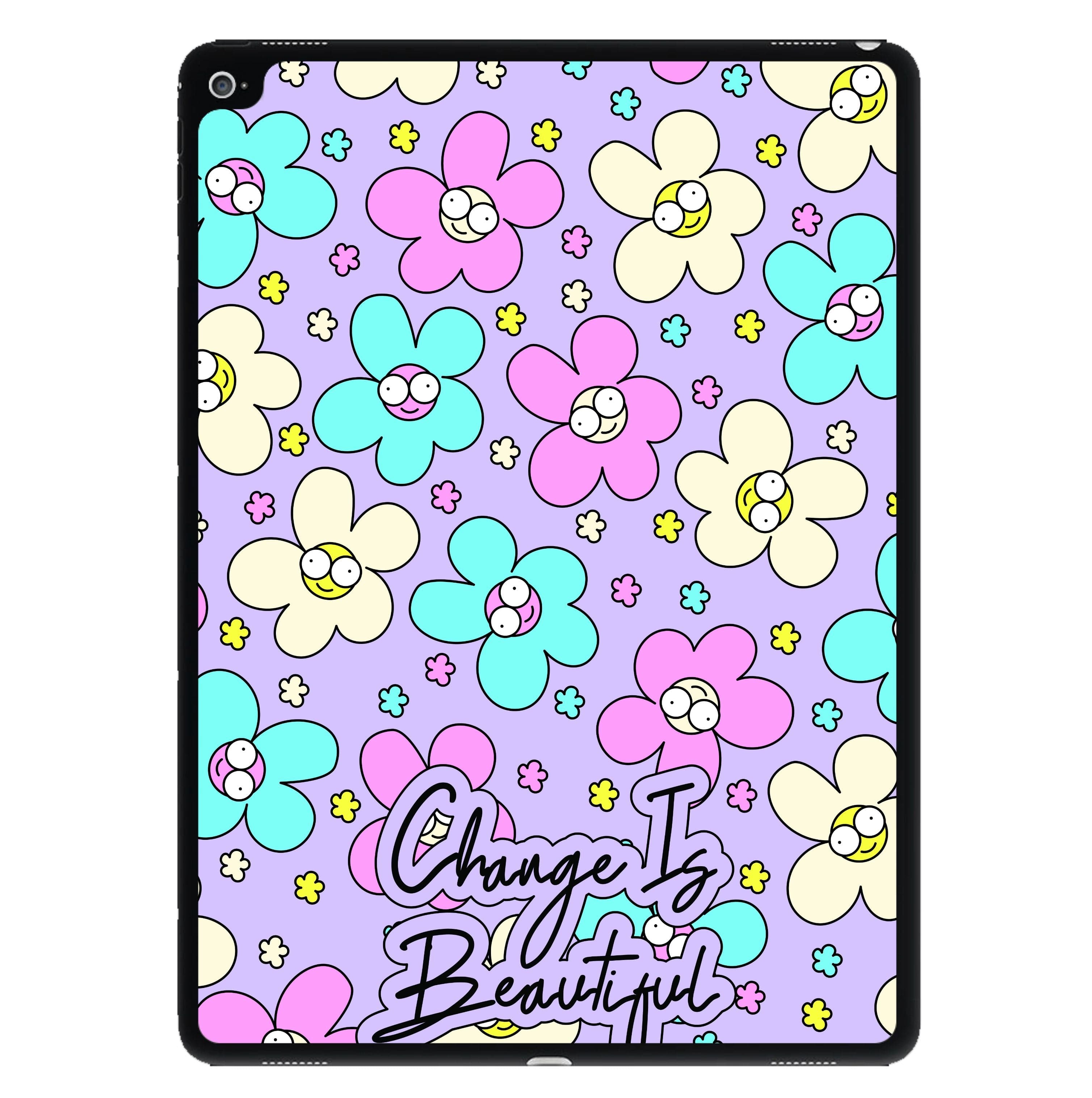 Happy Flowers Pattern iPad Case