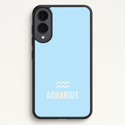 Aquarius Pastel Zodiac Galaxy S25 Edge Case