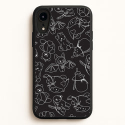 Halloween Plushies Pattern II - Halloween iPhone XR Case