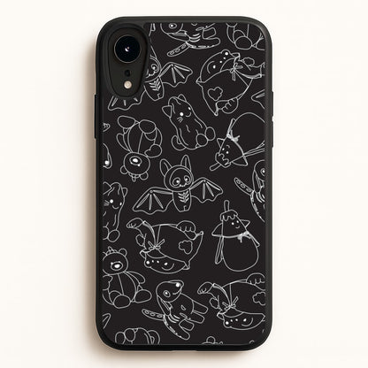 Halloween Plushies Pattern II - Halloween iPhone XR Case