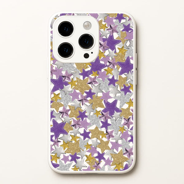 Mauve Stars Collage  iPhone 14 Pro Max Case