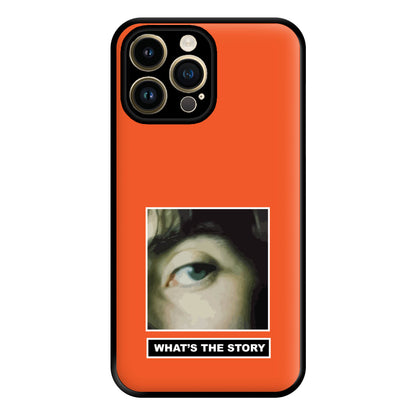 What's The Story Orange iPhone 15 Pro Max Case