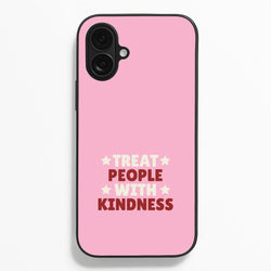 Treat People With Kindness iPhone 16 Plus Case