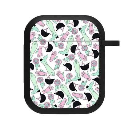 Clothing Patterns - Horses AirPods Case