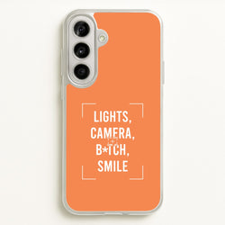 Lights, Camera, B*tch, Smile Galaxy A56 Case