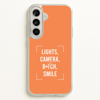 Lights, Camera, B*tch, Smile Galaxy A56 Case