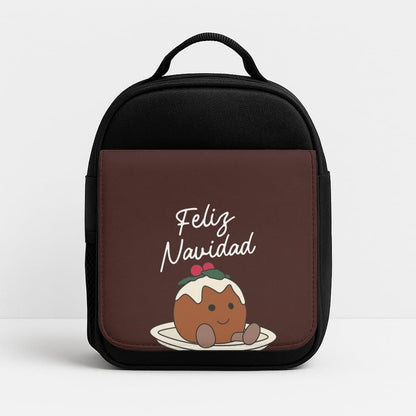 Christmas Pudding Plush Insulated Lunch Bag