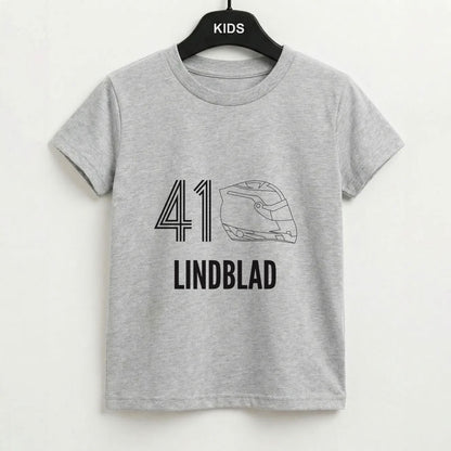 Lindblad Helmet 2026 Grey Kids T-Shirt