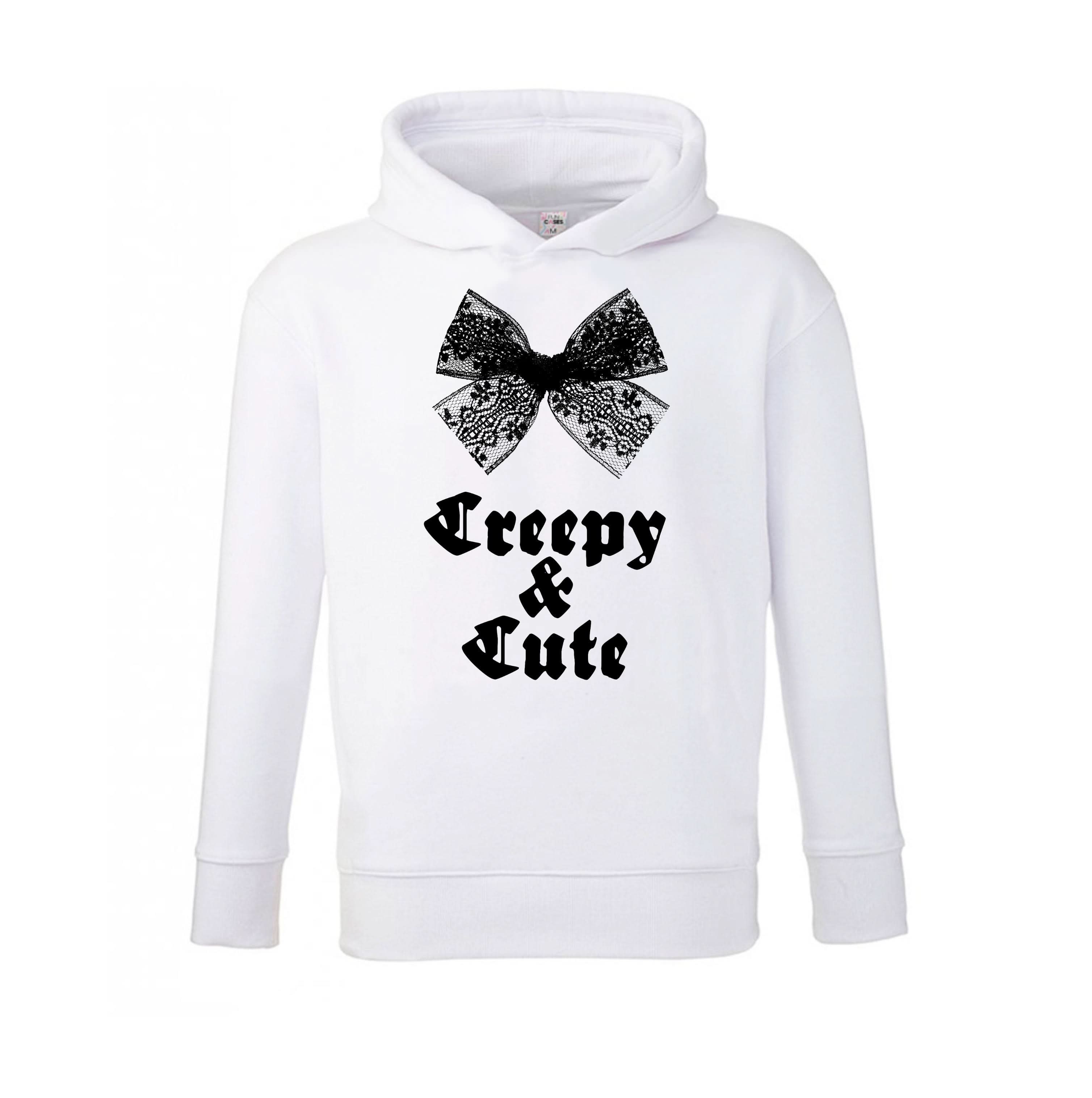 Creepy And Cute Coquette Kids Hoodie