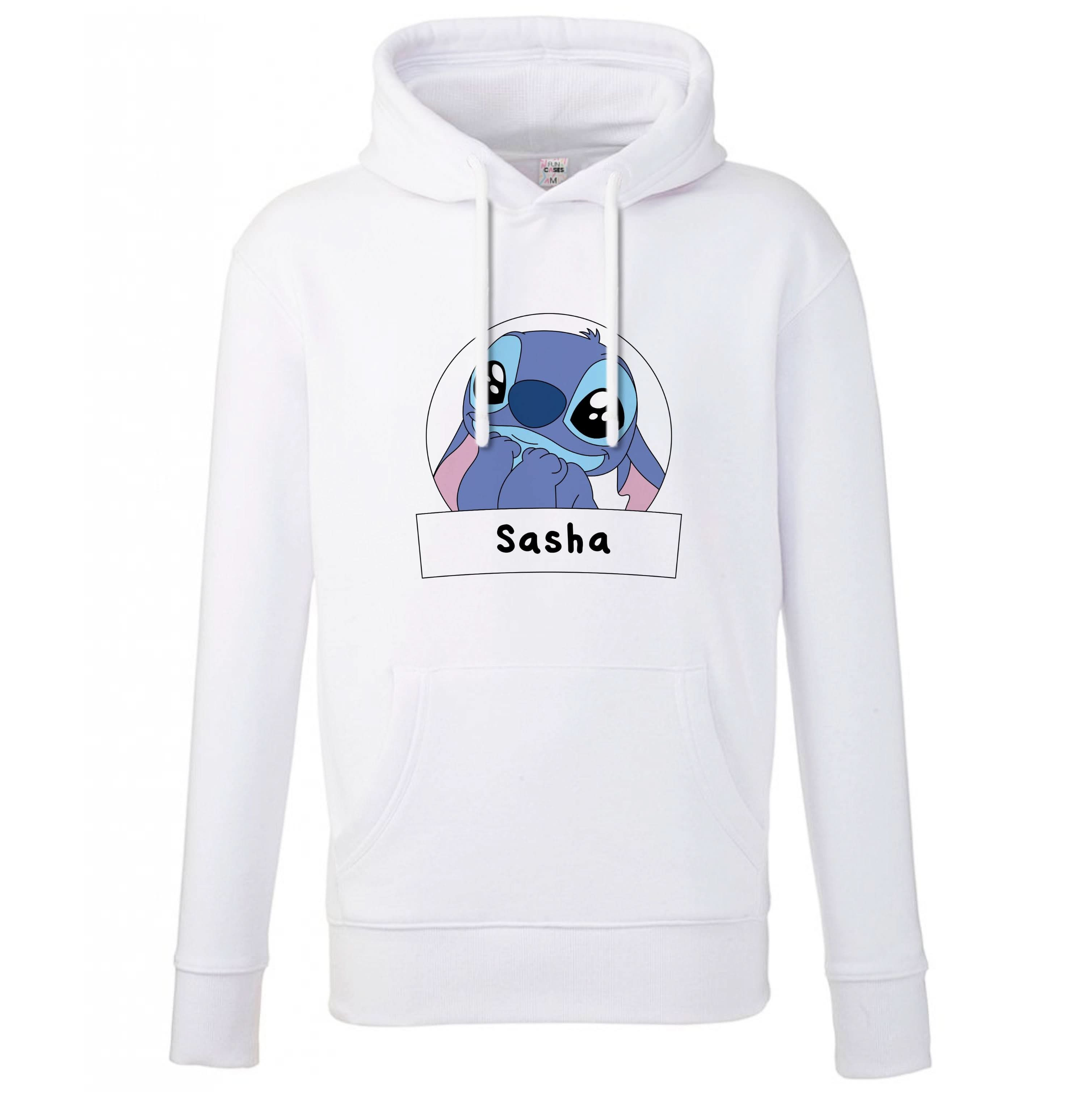 Personalised Cute Blue Alien Hoodie