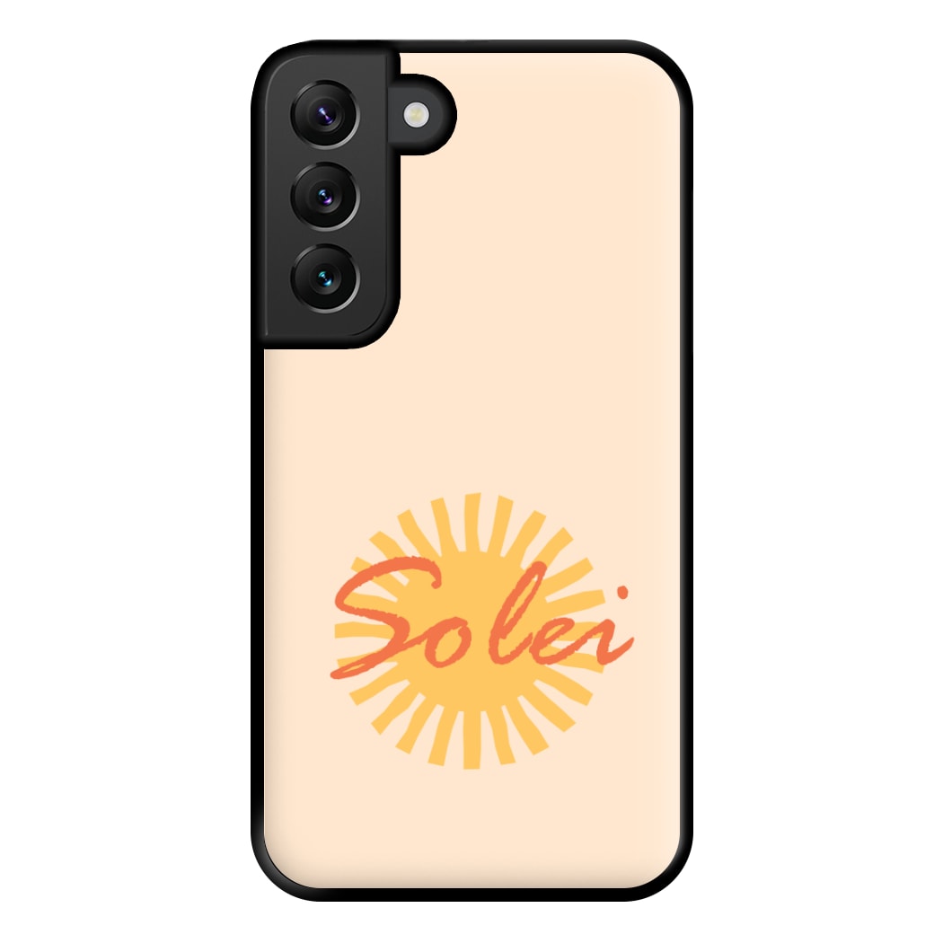 Abstract Sun Solei Galaxy S22 Plus Case