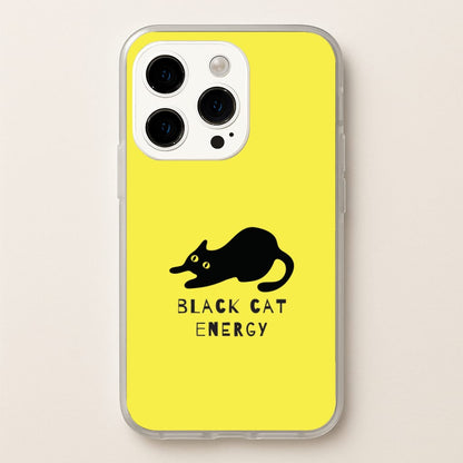 Black Cat Energy iPhone 15 Pro Max Case