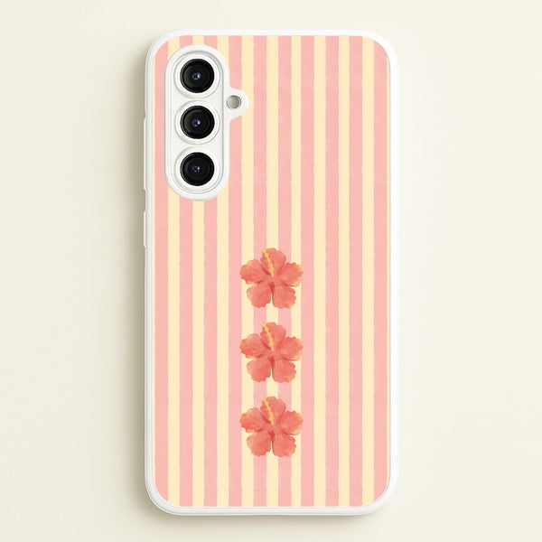 Hibiscus Rays Galaxy A16 Case