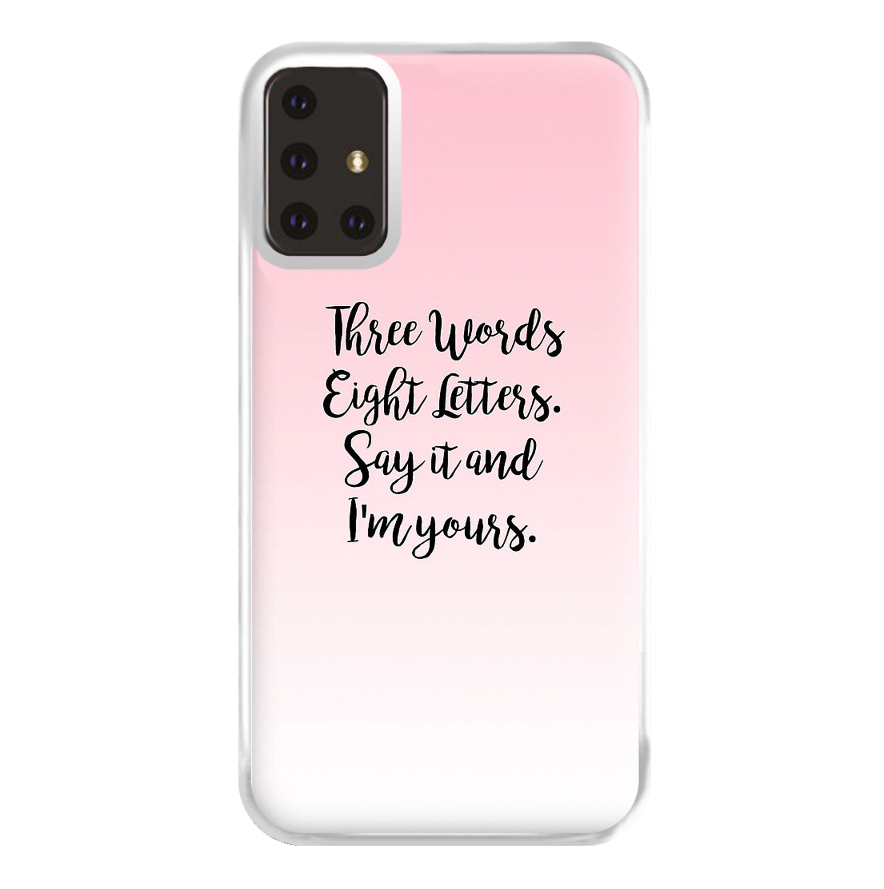 Three Words, Eight Letters - Gossip Phone Case