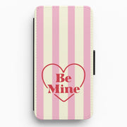 Be Mine Stripey Flip / Wallet Phone Case 1