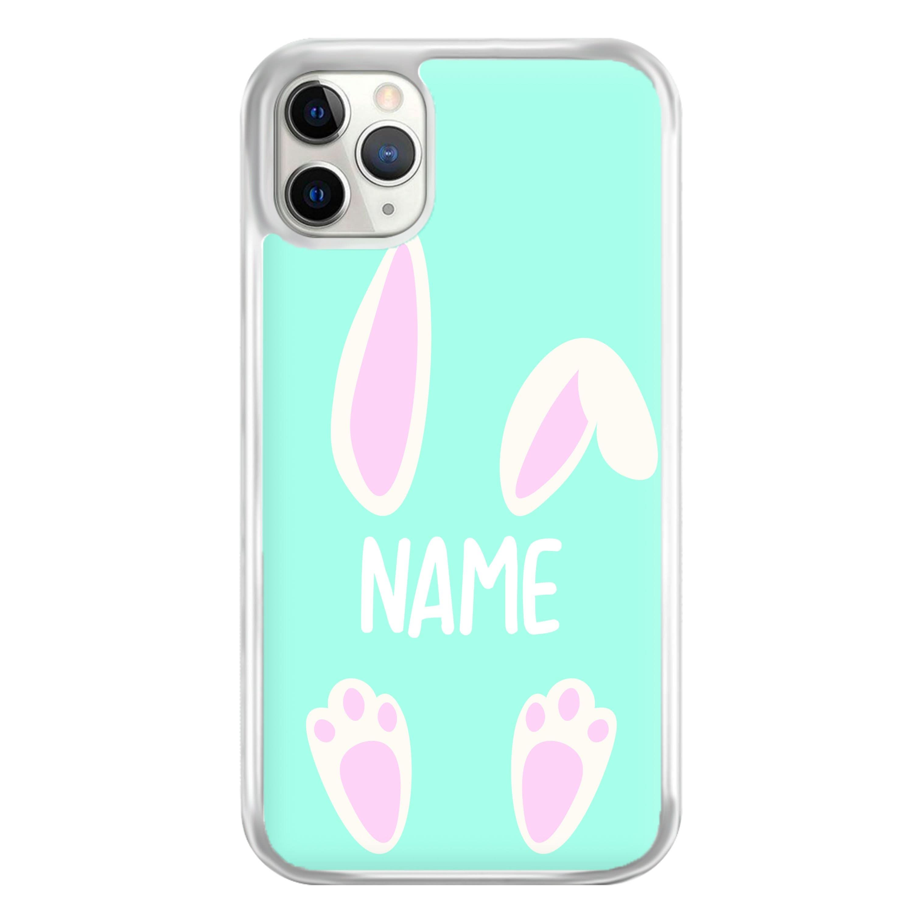 White Bunny Personalised Phone Case