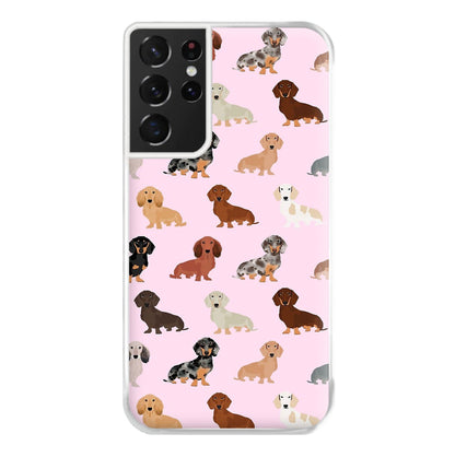 Dachshund Breed Pattern Phone Case