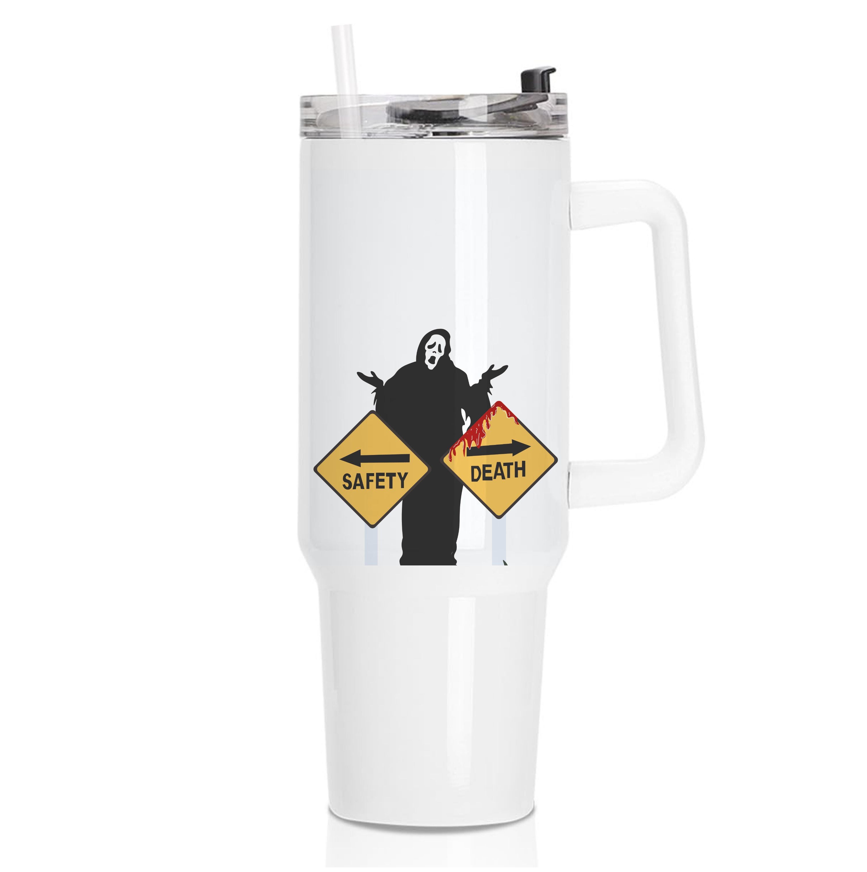 Safety Or Death - Scream Tumbler