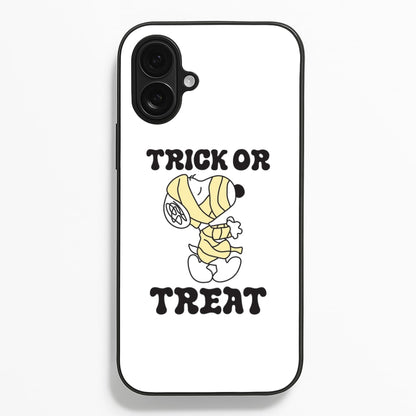 Trick Or Treat Cartoon Beagle iPhone 16 Plus Case