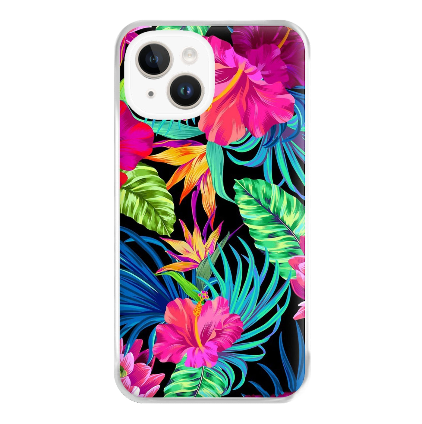 Colourful Hibiscus Pattern Phone Case