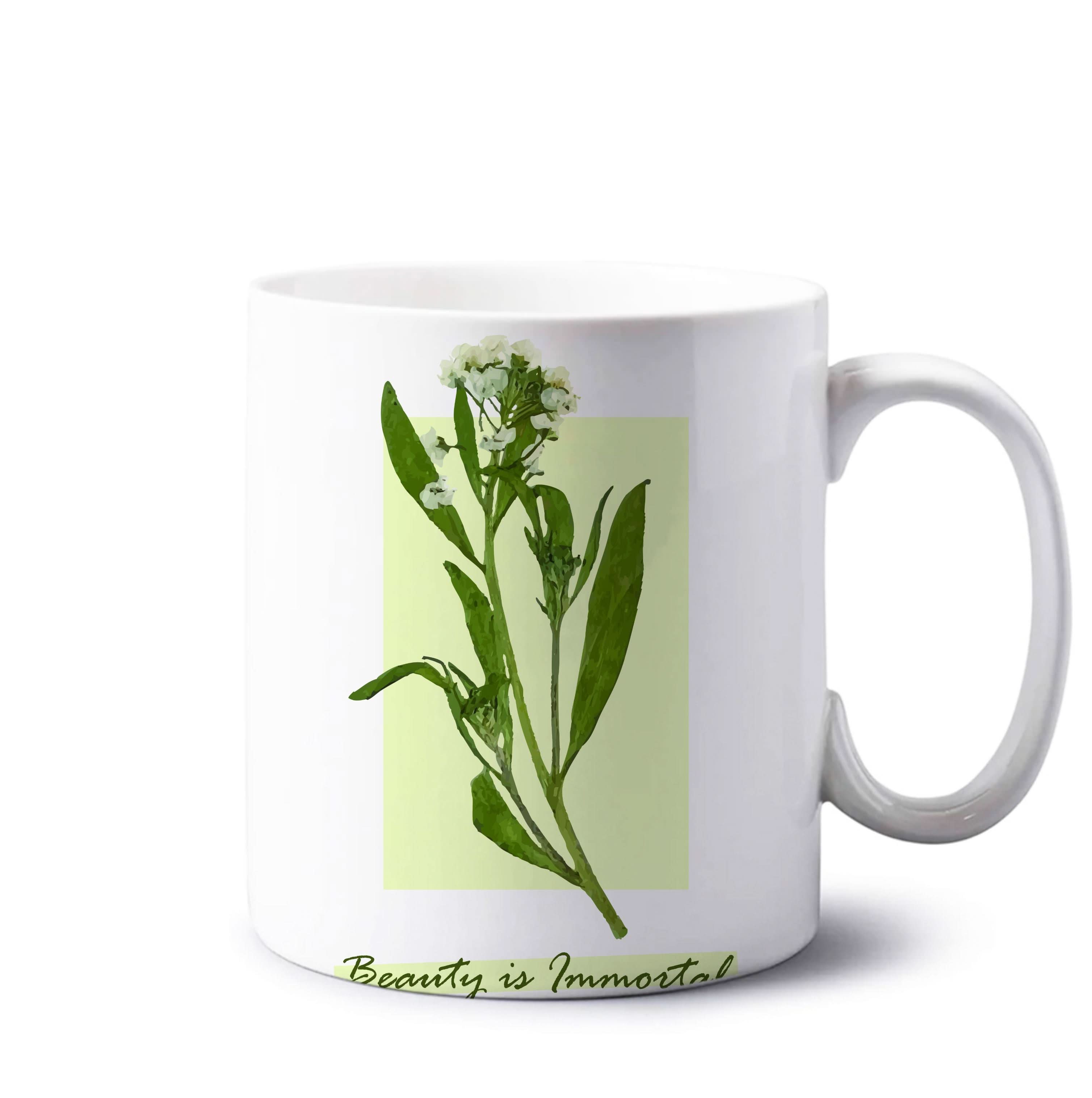 Beauty Is Immortal Press Flower Mug