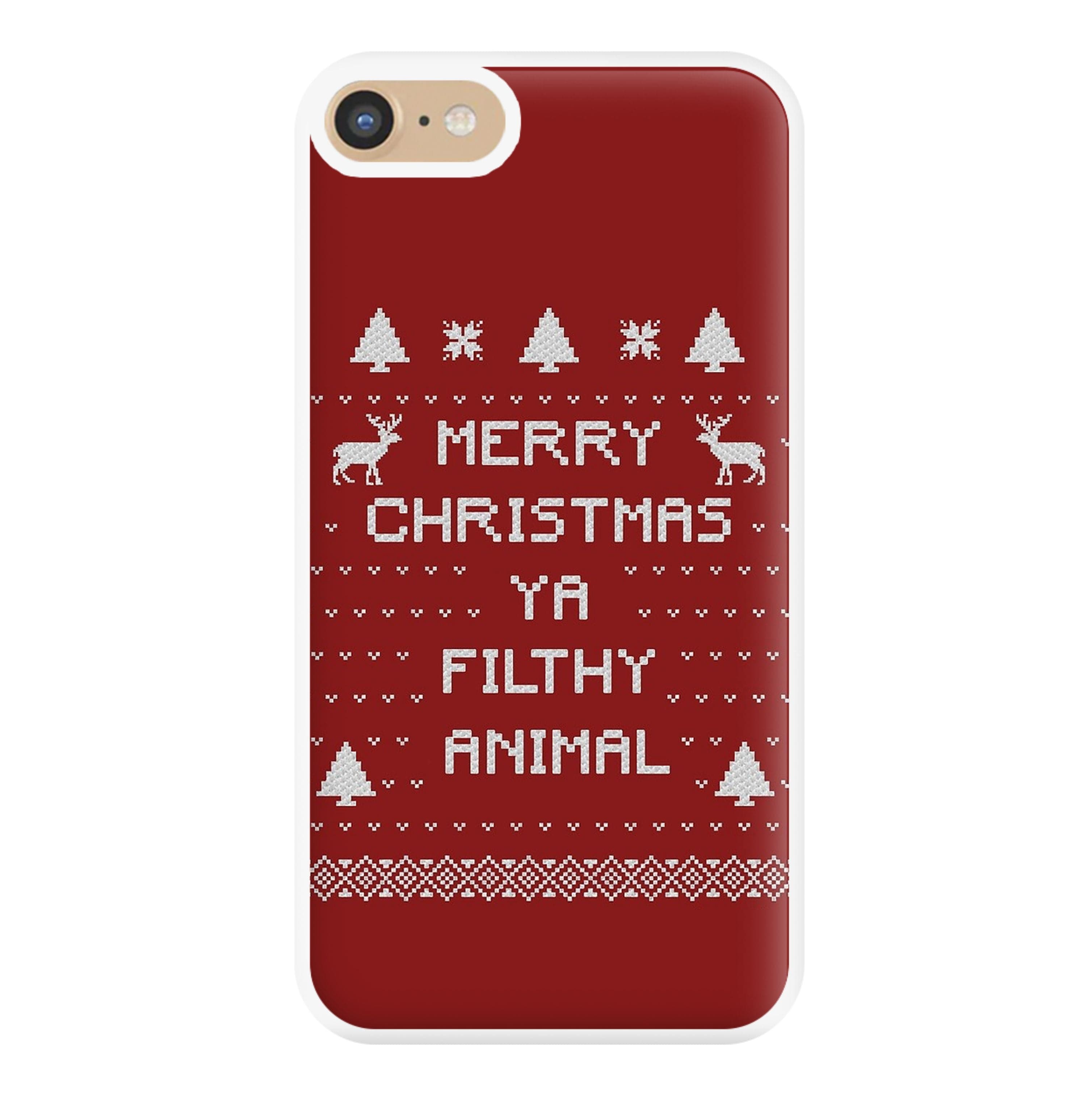 Merry Christmas Ya Filthy Animal Phone Case