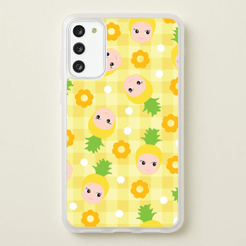 Pineapple Angel Pattern Galaxy S20 Case