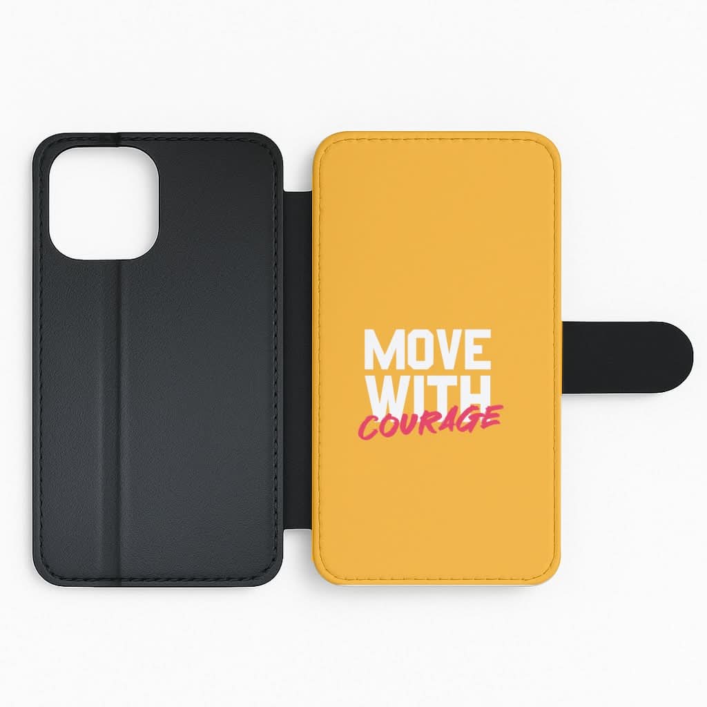 Move With Courage Flip Phone Case