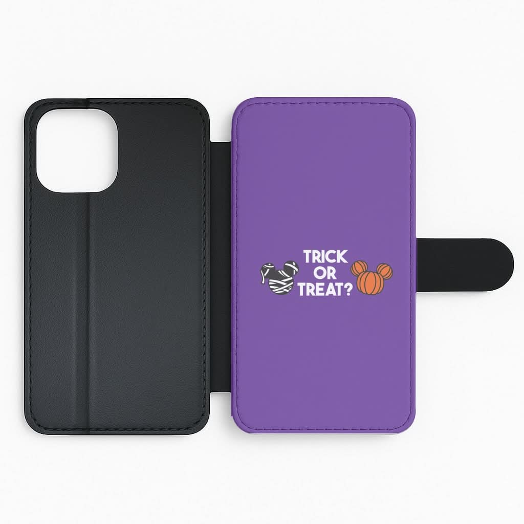 Trick Or Treat Mouse Flip Phone Case