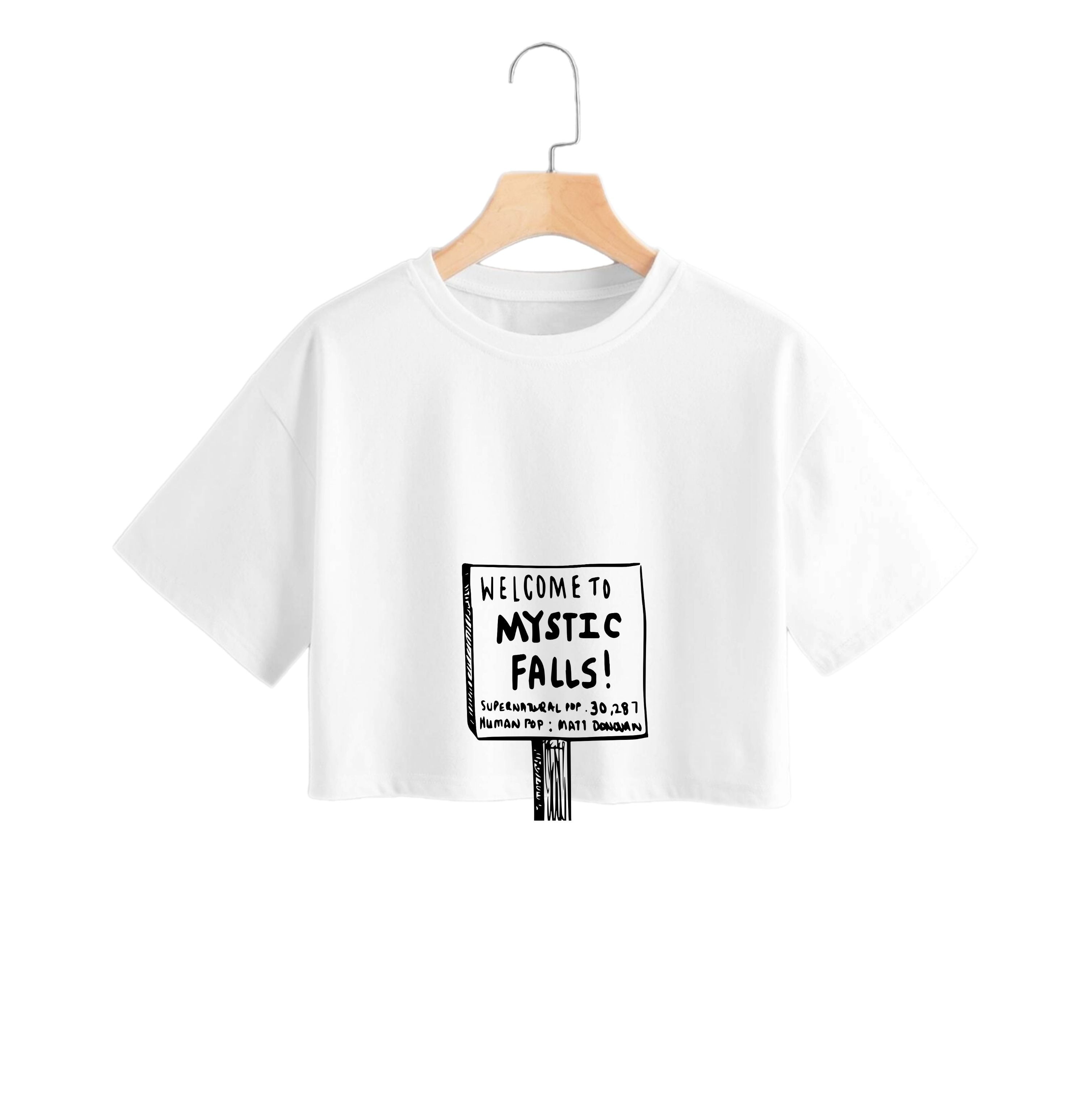 Welcome to Mystic Falls - VD Crop Top