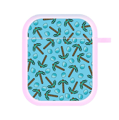 Diamond Axe Pattern AirPods Case