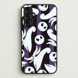 Skeleton Dog And Face Pattern Galaxy A16 Case