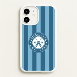 Stripey Cricket Badge iPhone 12 Mini Case