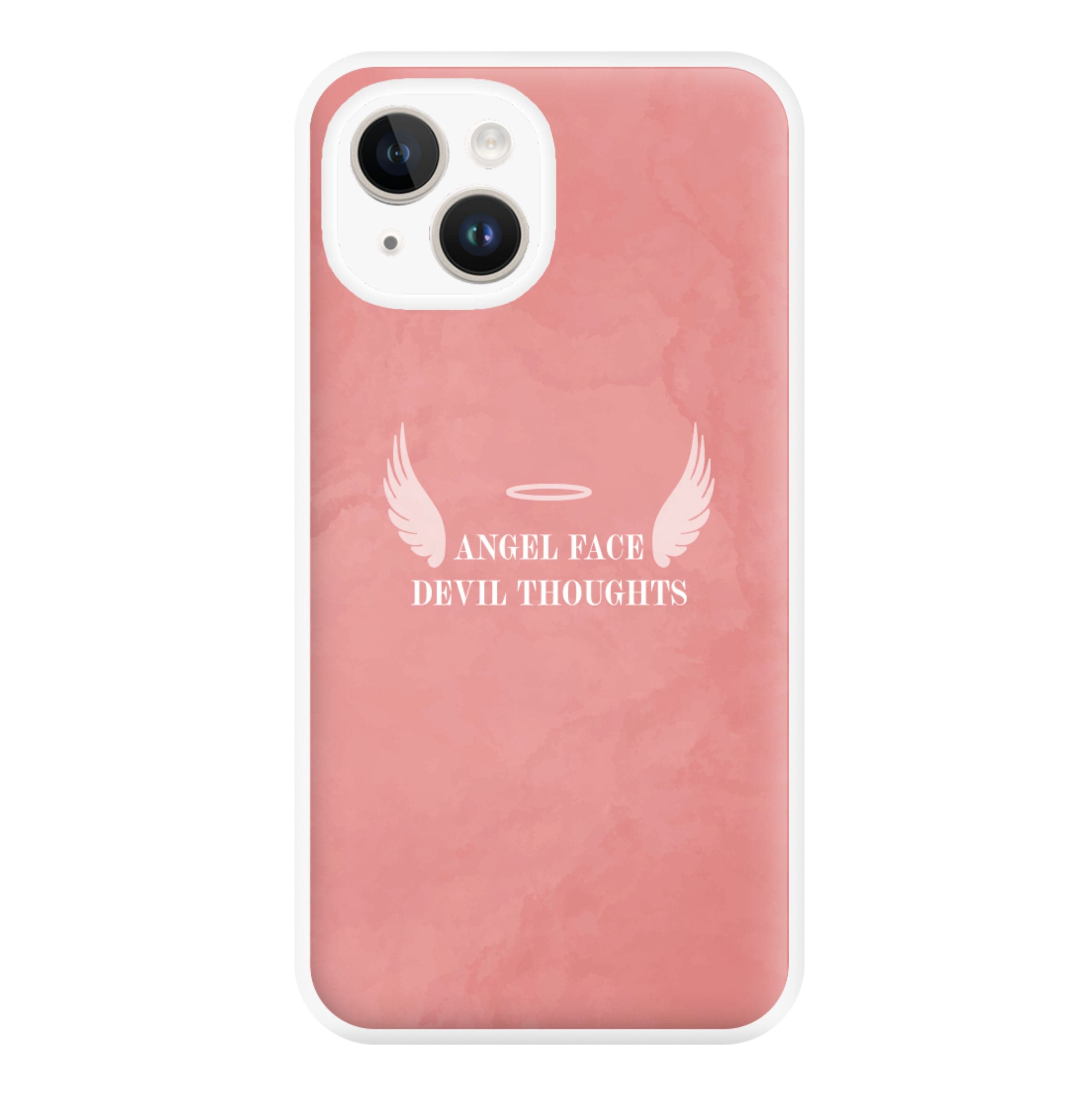 Angel Face Devil Thoughts Phone Case