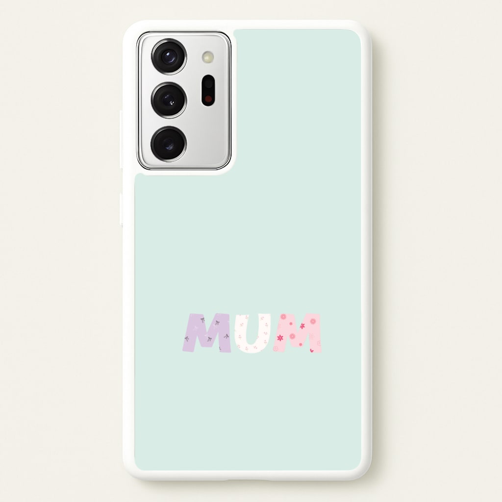 Mum Patchwork Galaxy Note 20 Ultra Case