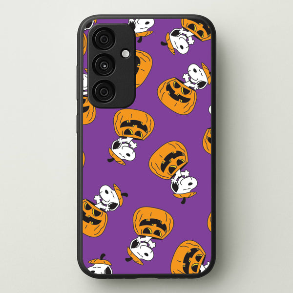 Cartoon Beagle Pumpkin Pattern Galaxy A15 Case