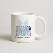 K-Pop Band Tour Pastel Blue Mug 1