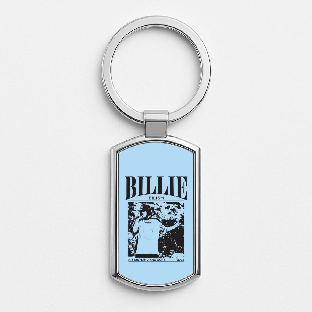 HMHAS Red Silver Metal Keyring