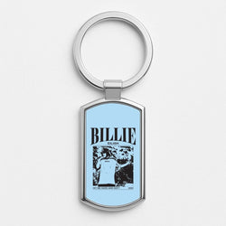 HMHAS Red Silver Metal Keyring