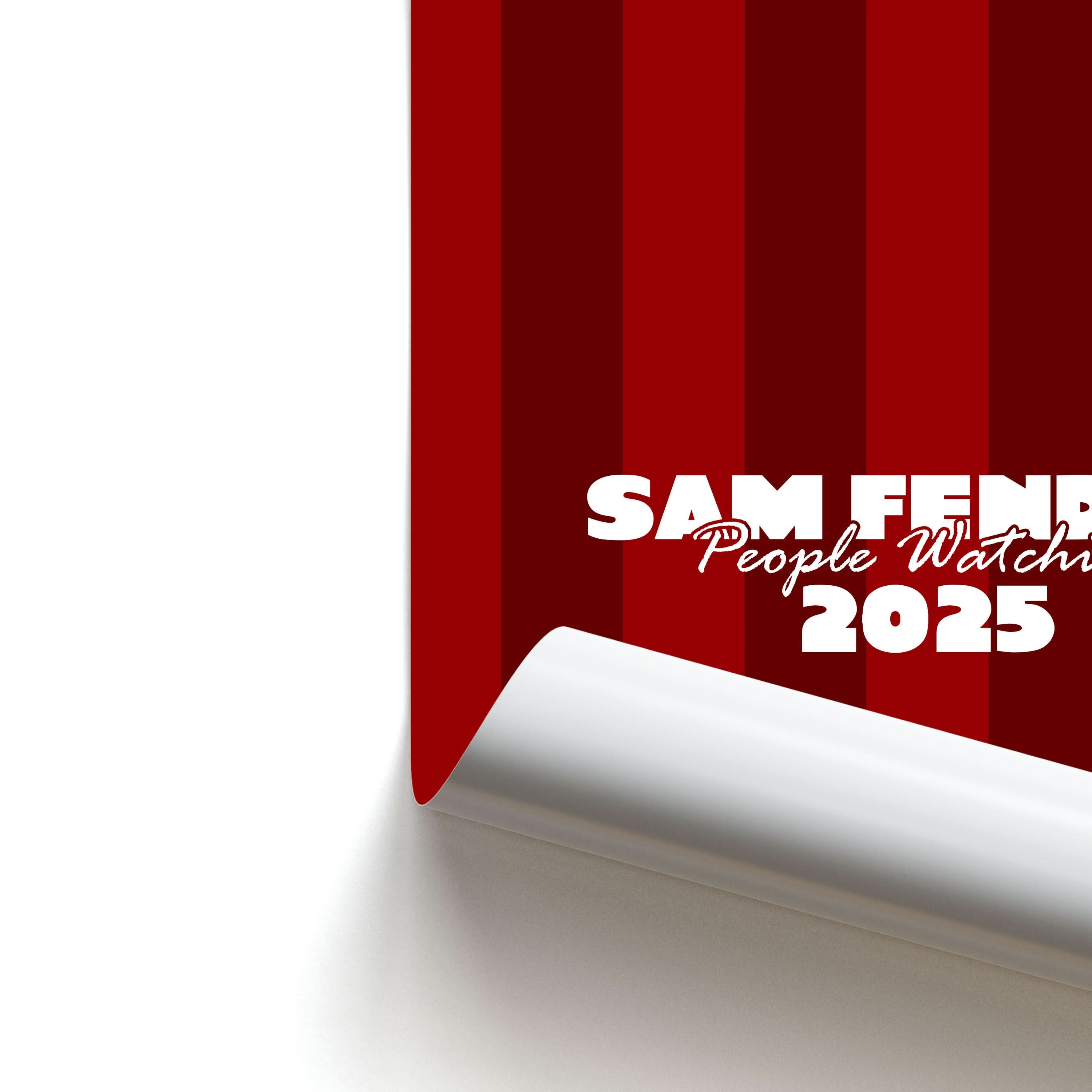 Stripes People Watching 2025 Poster
