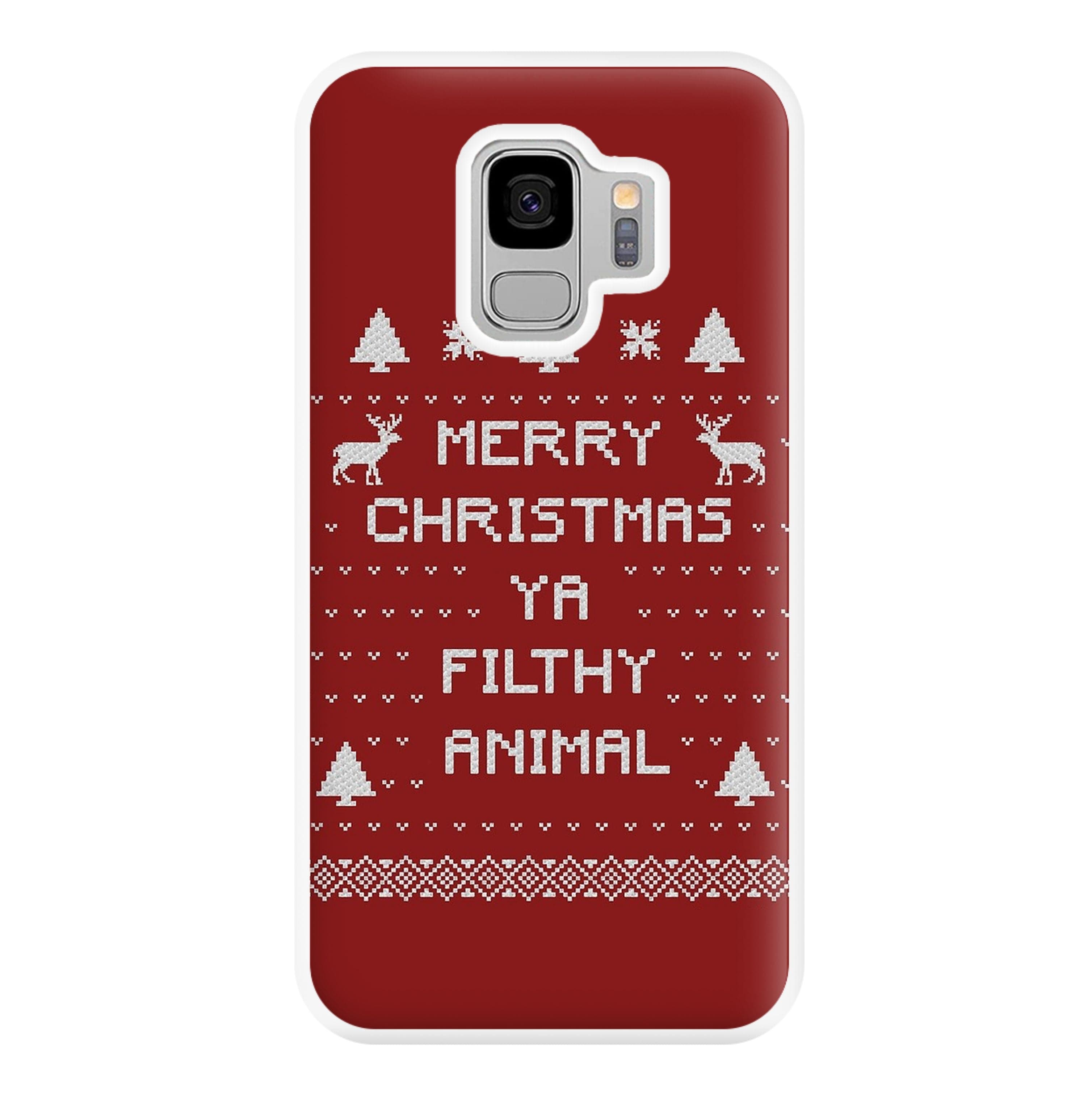 Merry Christmas Ya Filthy Animal Phone Case