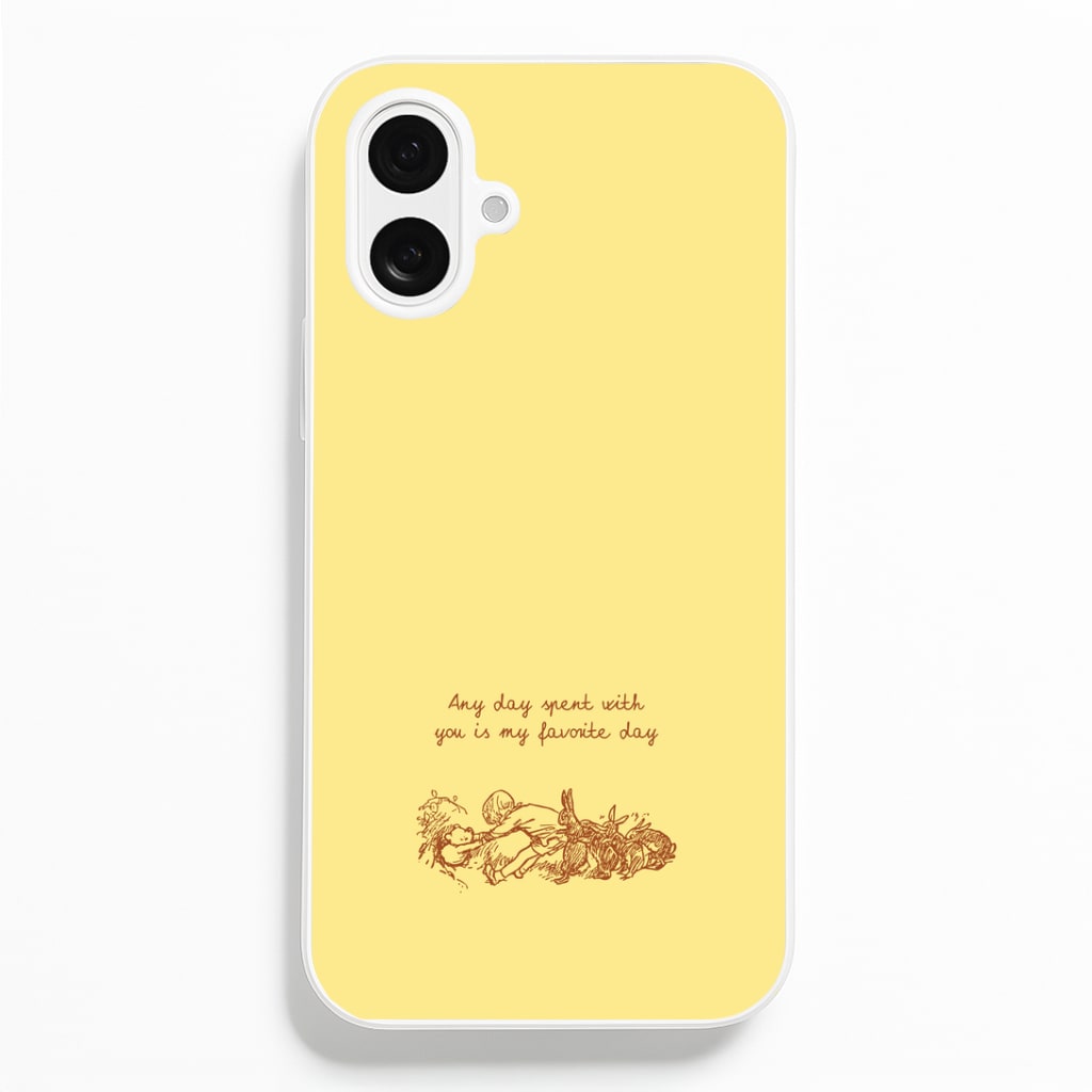 Any Day Spent With You iPhone 16 Plus Case