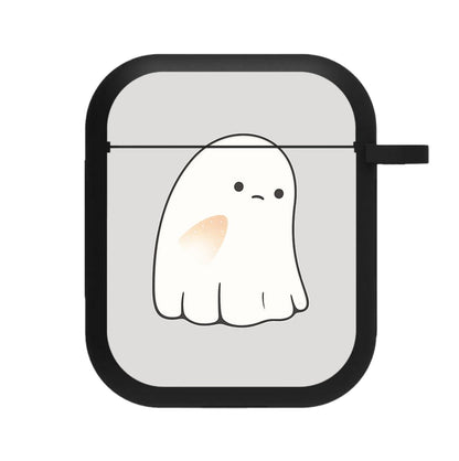 Sad Ghost Halloween AirPods Case