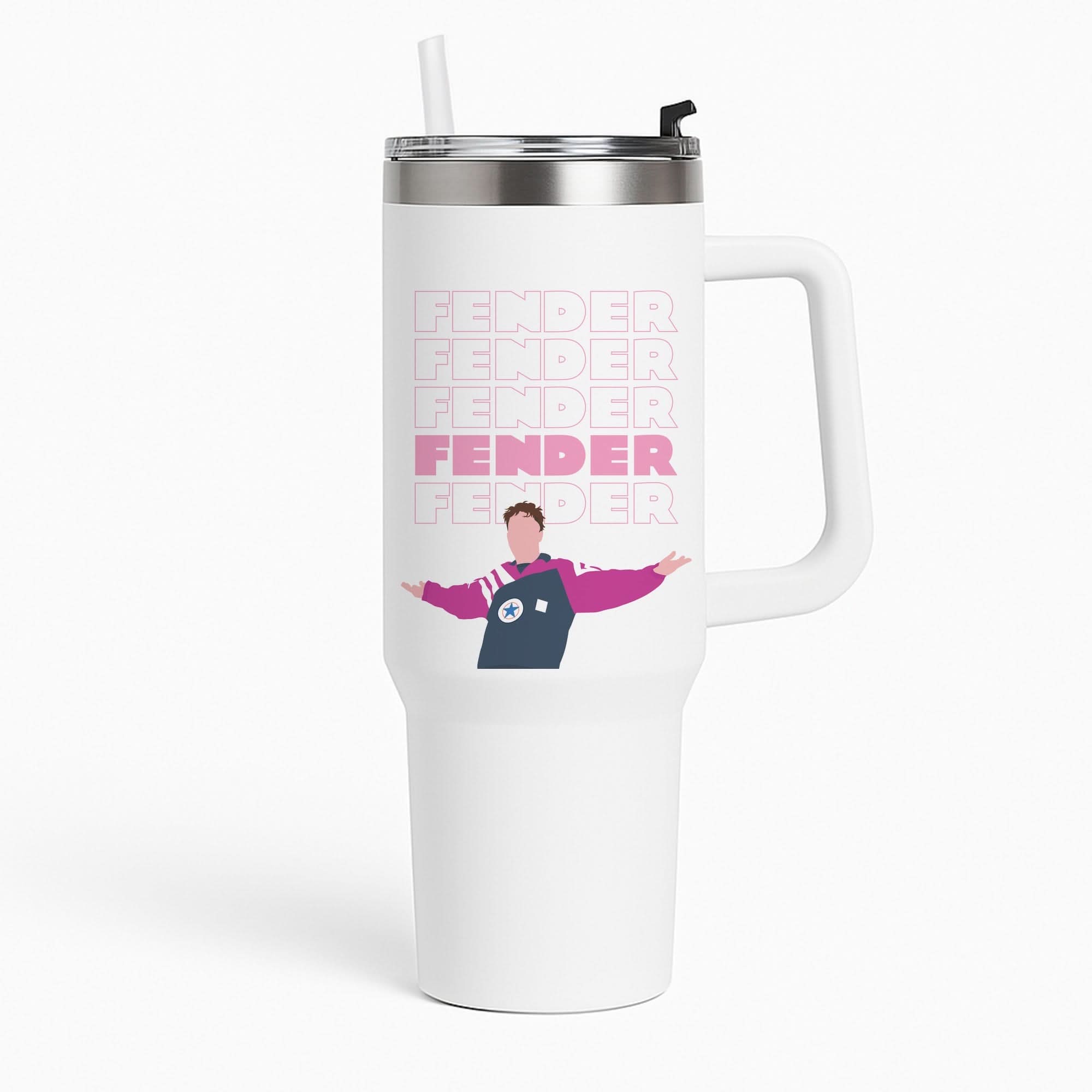 Fender Pink Sports Jersey Tumbler